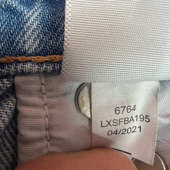 Aeropostale Women's Slim & Thick Curvy Mom Jean Size 0 Distressed Grunge Boho - Picture 5 of 10